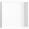 Hansgrohe XtraStoris Individual Wall Niche Matte White with Design Frame 12"x 12"x 4"