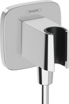 Hansgrohe Wall Outlet Softsquare with Handshower Holder