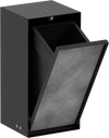 Hansgrohe XtraStoris Rock Recessed Trash Bin with Tileable Door