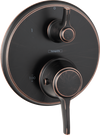Hansgrohe Ecostat Classic Thermostatic Trim with Volume Control, Round