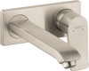 Hansgrohe Metris Wall-Mounted Single-Handle Faucet Trim, 1.2 GPM, without Pop-up Drain