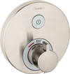 Hansgrohe ShowerSelect S Thermostatic Trim for 1 Function, Round