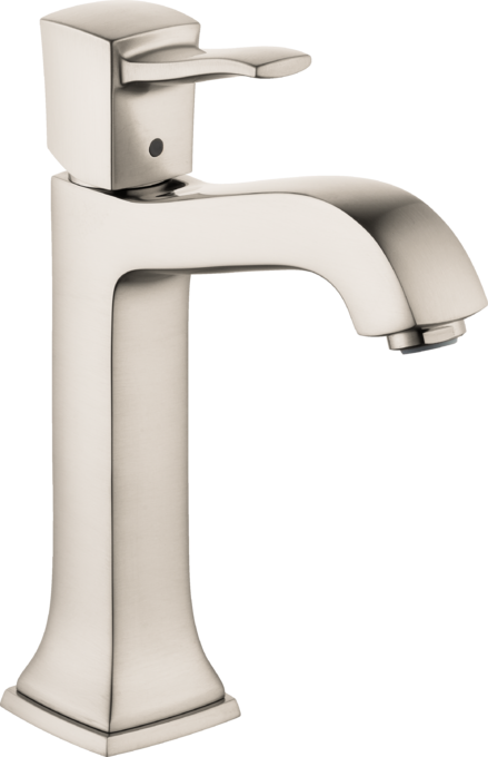 Hansgrohe Metropol Classic Single-Hole Faucet 160 with Pop-Up Drain, 1.2 GPM