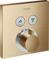 Hansgrohe ShowerSelect Thermostatic Trim for 2 Functions, Square