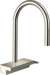 Hansgrohe Aquno Select HighArc Kitchen Faucet, 3-Spray Pull-Down, 1.75 GPM