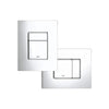 Grohe Skate Wall Plate Vertical and Horizontal Installation