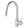 Concetto Single-Handle Pull Down Kitchen Faucet Dual Spray 5.7 L/Mi - Golzar Home