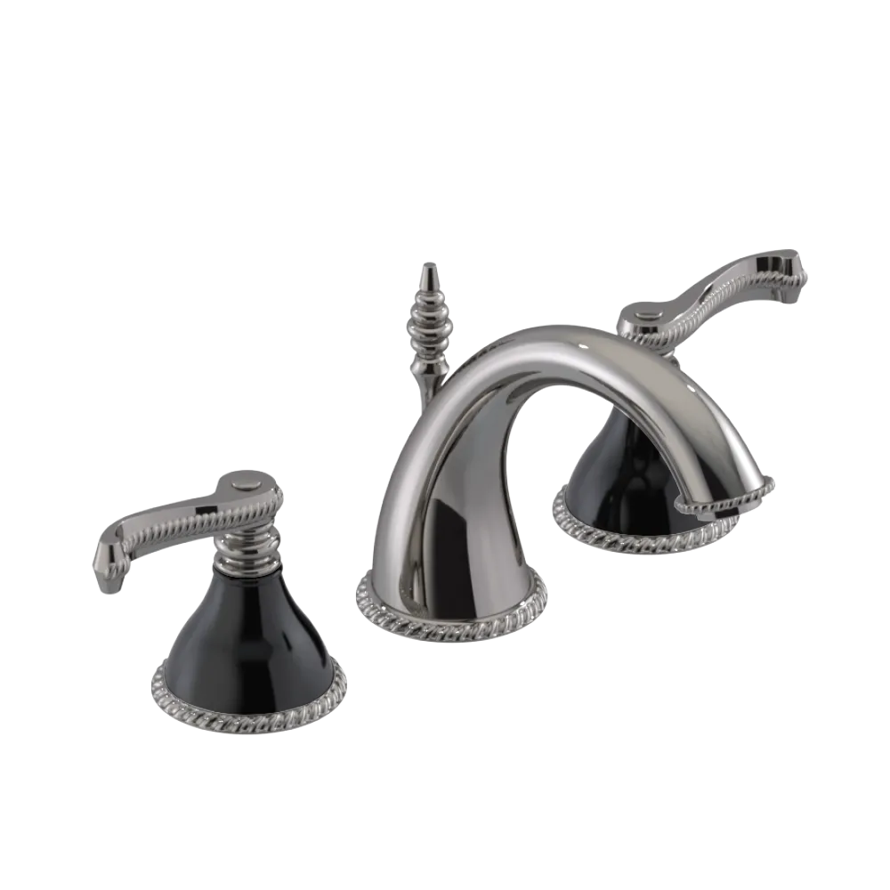Rubinet Widespread Lav. Set. (less drain) Polished Nickel