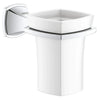 GROHE Grandera Ceramic Tumbler with Holder – 40626