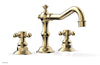 Phylrich HENRI Widespread Faucet - Cross Handles 161-01