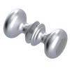 Rubinet Shower Door Knob (set) Satin Chrome