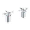Grohe Atrio New Cross Handles (pair) For Roman Tub Fillers