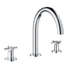 Grohe Atrio New 3-Hole 2-Handle Deck Mount Roman Tub Faucet