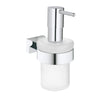 Grohe Essentials Cube Soap Dispenser With Holder
