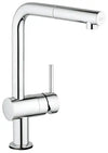 Grohe Minta Single-Handle Pull-Out Kitchen Faucet Single Spray 1.75 Gpm - Golzar Home