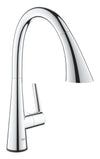 Grohe Zedra Touch Single-Handle Pull Down Kitchen Faucet Triple Spray .75 Gpm - Golzar Home