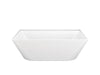 Oceania Rupert Back to Wall Freestanding Bath