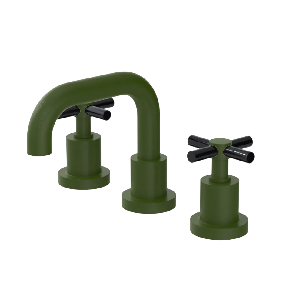 Rubinet Widespread Lav. Set. (less drain) Green Envy
