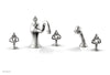 Phylrich COURONNE Deck Tub Set with Hand Shower 163-48
