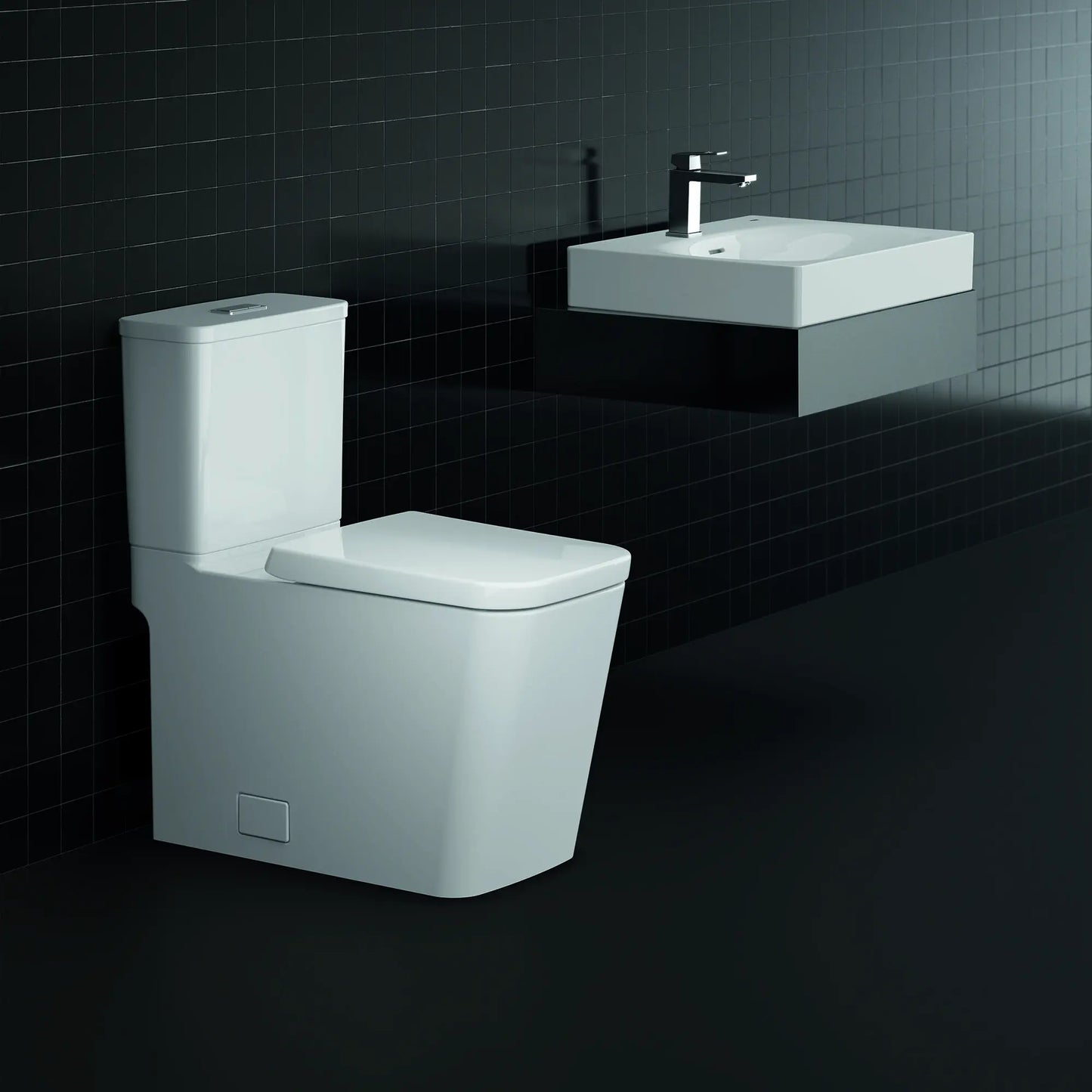 Grohe Eurocube Toilet Tank Cover - Dual Flush