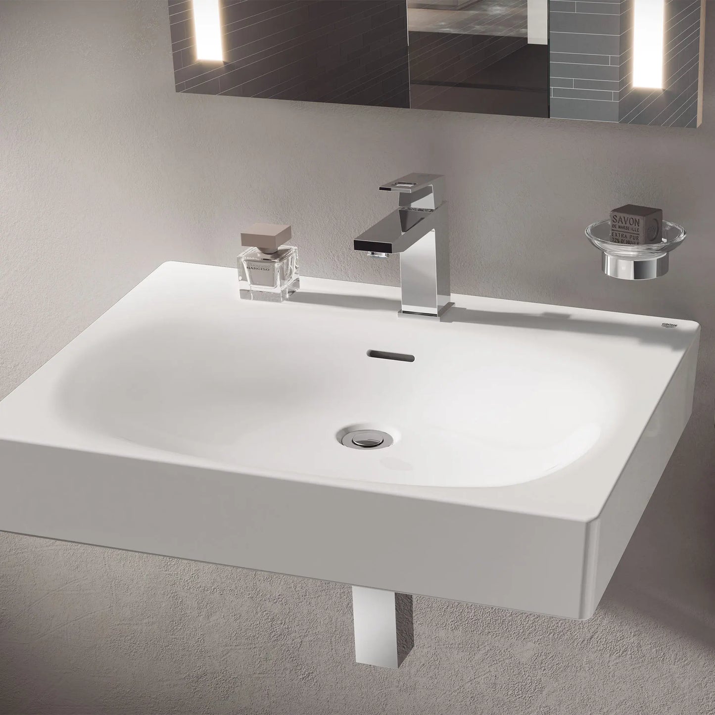 Grohe EUROCUBE® Wall Mount 24” Bathroom Sink, 1-Hole