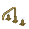 Rubinet Widespread Kitchen Set with Genesis Spout Antique Brass Matt