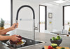 Grohe Essence Single-Handle Semi-Pro Dual Spray Kitchen Faucet 6.6 L/Min - Golzar Home