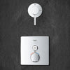 Concetto™ 2-Way Diverter Trim For Shower Head & Hand Shower - Golzar Home