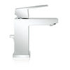 Grohe Eurocube® Single Hole Single-Handle S-Size Bathroom Faucet 4.5 L/Min (1.2 Gpm) Less Drain