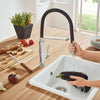 Grohe Concetto Single-Handle Semi-Pro Dual Spray Kitchen Faucet 1.75 Gpm - Golzar Home