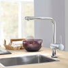 Grohe Minta Single-Handle Pull-Out Kitchen Faucet Single Spray 1.75 Gpm - Golzar Home