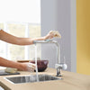 Grohe Minta Single-Handle Pull-Out Kitchen Faucet Single Spray 1.75 Gpm - Golzar Home