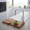 Grohe Minta Single-Handle Pull Down Kitchen Faucet Dual Spray 1.75 Gpm - Golzar Home