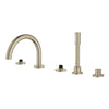 Grohe Atrio New 5-Hole 2-Handle Deck Mount Roman Tub Faucet With 1.75 Gpm Hand Shower