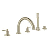 Grohe Atrio New 5-Hole 2-Handle Deck Mount Roman Tub Faucet With 1.75 Gpm Hand Shower