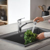 Eurosmart Single-Handle Dual Spray Pull-Out Kitchen Faucet - Golzar Home