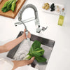Grohe Eurocube Single-Handle Semi-Pro Dual Spray Kitchen Faucet 1.75 Gpm - Golzar Home