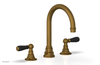 JAMESTOWN Widespread Faucet - High Spout - Lever Handle with "Black" Accents 165-04