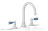 JAMESTOWN Widespread Faucet - High Spout - Lever Handle with "Light Blue" Accents 165-04