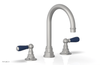 JAMESTOWN Widespread Faucet - High Spout - Lever Handle with "Navy Blue" Accents 165-04