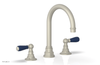 JAMESTOWN Widespread Faucet - High Spout - Lever Handle with "Navy Blue" Accents 165-04