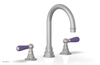 JAMESTOWN Widespread Faucet - High Spout - Lever Handle with "Purple" Accents 165-04