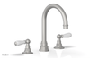 JAMESTOWN Widespread Faucet - High Spout - Lever Handle with "White" Accents 165-04