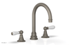 JAMESTOWN Widespread Faucet - High Spout - Lever Handle with "White" Accents 165-04