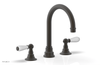 JAMESTOWN Widespread Faucet - High Spout - Lever Handle with "White" Accents 165-04