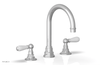 JAMESTOWN Widespread Faucet - High Spout - Lever Handle with "White" Accents 165-04