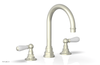 JAMESTOWN Widespread Faucet - High Spout - Lever Handle with "White" Accents 165-04