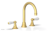 JAMESTOWN Widespread Faucet - High Spout - Lever Handle with "White" Accents 165-04