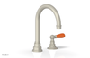 JAMESTOWN Single Handle Faucet - High Spout - Lever Handle with "Orange" Accents 165-06