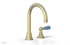 JAMESTOWN Single Handle Faucet - High Spout - Lever Handle with "Light Blue" Accents 165-06